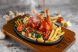 Schezwan Wings Sizzler