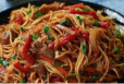 Steak Schezwan Hakka Noodles (Beef)