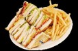 Chicken 65 Club Sandwich