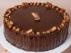 Eggless Chocolate Peanut Cake