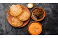 Poori (3 Pcs) And Chana
