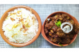Ghee Rice + Beef Chukka
