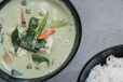 Green Curry Prawns
