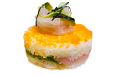 White Fish and Avocado Chirashi