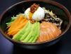 Sushi Ya Donburi With Veg And Salmon