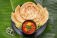 Parotta (2 Pieces), Veg Masala