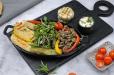 Mixed shawarma style chicken & beef plate