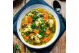 Vegetable Dumpling Soup
