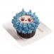 Labubu Frosted Blue Cupcake