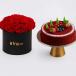 Red Roses Box with Red Velvet Cake Combo