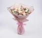 White and Pink Baby Roses Bunch