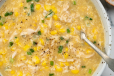 Sweet Corn Chicken Soup (Full)