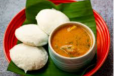 Idly + Chicken Curry