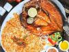 Grilled Sea Bream Fish With Rice