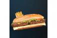 Chicken Kebab Combo Sandwich