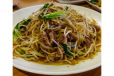 Stir-Fried Beef Brisket And Bean Sprouts