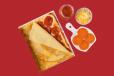 Cheesy Pepperoni Crepe