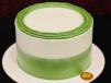 Green Shaded Cake