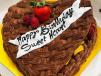 Chocolate Basket Fruit Cake