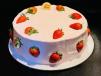 Strawberry Design Chocolate Flavour