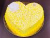 Yellow Heart Chocolate Flavour