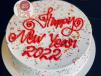 Vanila New Year Cake