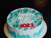 Blueberry New Year Cake