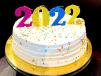 Vanilla 2022 New Year Cake