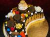 Eid Special Moon Chocolate Cake