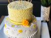 Chocolate 2 Step Design Cake