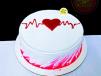 Vanilla Heart Beat Cake