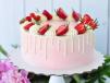 Pink Strawberry Cake
