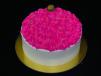 Vanila Pink Flower Cake