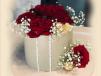 Vanilla Valentine’s Day Rose Height Cake