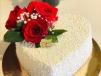Vanilla Valentine’s Heart Shape Cake