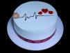 Three Heart Chocolate Cake