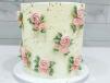 Strawberry Flower Cake
