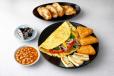 Vegetables Omelette Combo