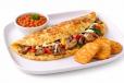 Beef Steak Omelette Meal