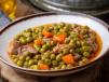 Green Peas With Meat Veal Meal