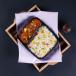 Burnt Garlic Rice with Chicken In Schezwan Sauce Box