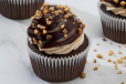 Chocolate Roasted ALmond Cupcake
