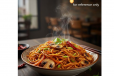 Mushroom Schezwan Noodles