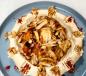 Hommos with chicken Shawarma