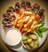 Meat Shawarma Saj Platter