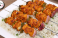 Indian Kebab with Rice