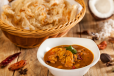 Poratha With Chicken Curry