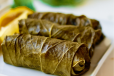 Stuffed Grape Leaves + Orzo Soup