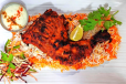 CHARCOAL GRILLED TANDOORI CHICKEN BIRYANI