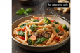 Penne Pink Creamy Sauce Vegetable